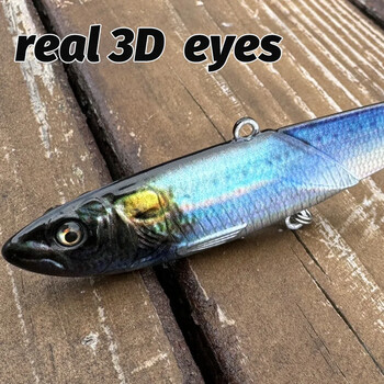 Metal Jig VIB Lure 20g 30g 40g Spinner Spoon 3D Eye Color Spinning Είδη ψαρέματος Γάντζος Swimbait Pesca Spinnerbait Δόλωμα