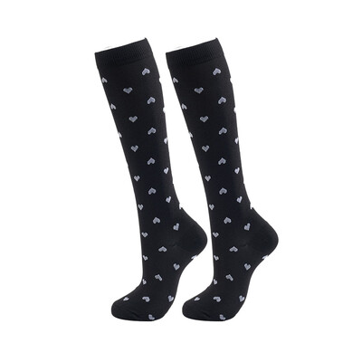 Спортни компресионни чорапи Медицински чорапи за кърмачки за колоездене, бягане във фитнес зала, атлетични циркулационни чорапи, дамски, мъжки, велосипедни чорапи