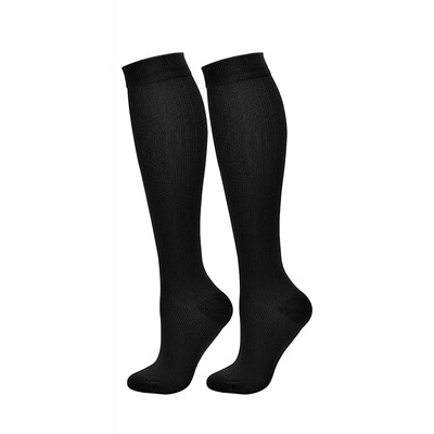 Спортни компресионни чорапи Медицински чорапи за кърмачки за колоездене, бягане във фитнес зала, атлетични циркулационни чорапи, дамски, мъжки, велосипедни чорапи