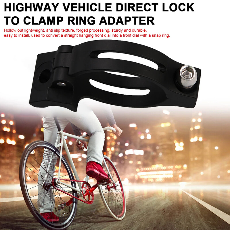 Dviračio priekinio pavarų perjungiklio 34,9 mm spaustuko adapterio dviračio priedai
