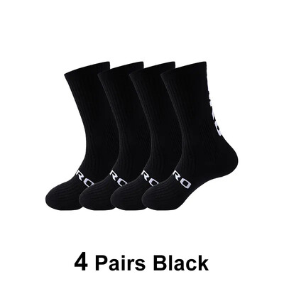 4 para biciklističkih čarapa, visokokvalitetne muške profesionalne biciklističke čarape koje upijaju znoj, prozračne su za trčanje na otvorenom i biciklizam, natjecateljska čarapa
