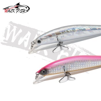 WALK FISH Suspending Minnow 6g 9g 12g Риболовна примамка Професионална система за гравитационен баланс Воблер с твърда стръв Crank Pesca Swimbait