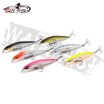 WALK FISH Suspending Minnow 6g 9g 12g Риболовна примамка Професионална система за гравитационен баланс Воблер с твърда стръв Crank Pesca Swimbait