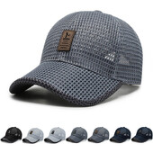 Vasaros pilnas tinklelis greitai džiūstantis vėsus kepurė nuo saulės kvėpuojantis tinklinis beisbolo kepuraitė, vyriška lauko anti-UV teniso golfo žygio sportinė kepuraitė