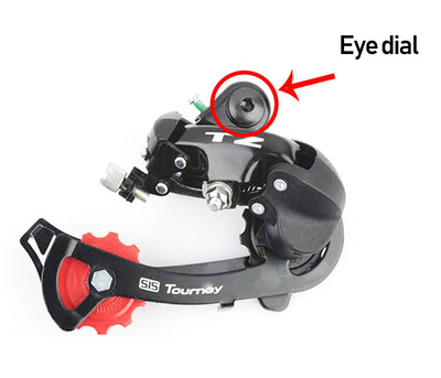 Kalnu velosipēda TZ-50 aizmugurējā ciparnīca Eye Dial velosipēda pārslēdzējs 6 7 ātrumu MTB velosipēda kalnu velosipēda pārslēdzēja pārnesumkārba