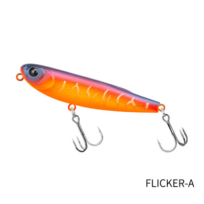 TSURINOYA FLICKER 70F Z Dog Topwater Walker makšķerēšanas māneklis 70 mm 8,4 g mākslīgais zīmulis, peldošs nūja, cieta ēsma, kas paredzēta Bass līdakas spraudnim