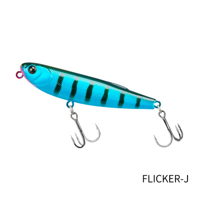 TSURINOYA FLICKER 70F Z Dog Topwater Walker makšķerēšanas māneklis 70 mm 8,4 g mākslīgais zīmulis, peldošs nūja, cieta ēsma, kas paredzēta Bass līdakas spraudnim