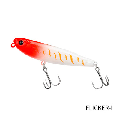 TSURINOYA FLICKER 70F Z Dog Topwater Walker makšķerēšanas māneklis 70 mm 8,4 g mākslīgais zīmulis, peldošs nūja, cieta ēsma, kas paredzēta Bass līdakas spraudnim