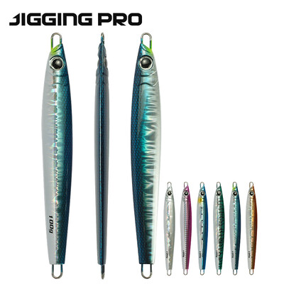 JIGGINGPRO 60g 80g 100g 130g 160g 200g Stay Jig Metāla džigas makšķerēšanas māneklis Vertikāls džigas māneklis Kingfish Amberjack tunzivis makrele