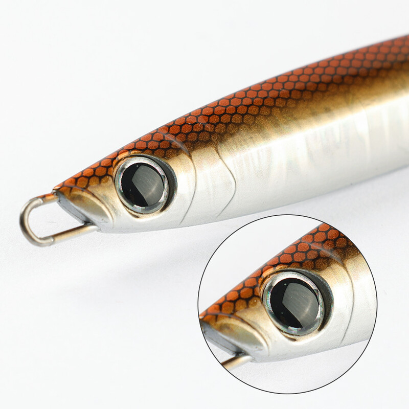 JIGGINGPRO 60g 80g 100g 130g 160g 200g Stay Jig Jig Metal Jigs Nalu de pescuit Jigging vertical Nalucă Kingfish Ribric Ton Macrou