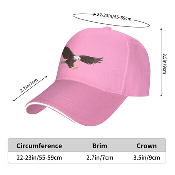 Eagle Baseball Cap Trucker Καπέλο Sun Caps Αθλητικά καπέλα Running για έφηβους άνδρες γυναίκες Unisex καθημερινά αθλητικά ροζ