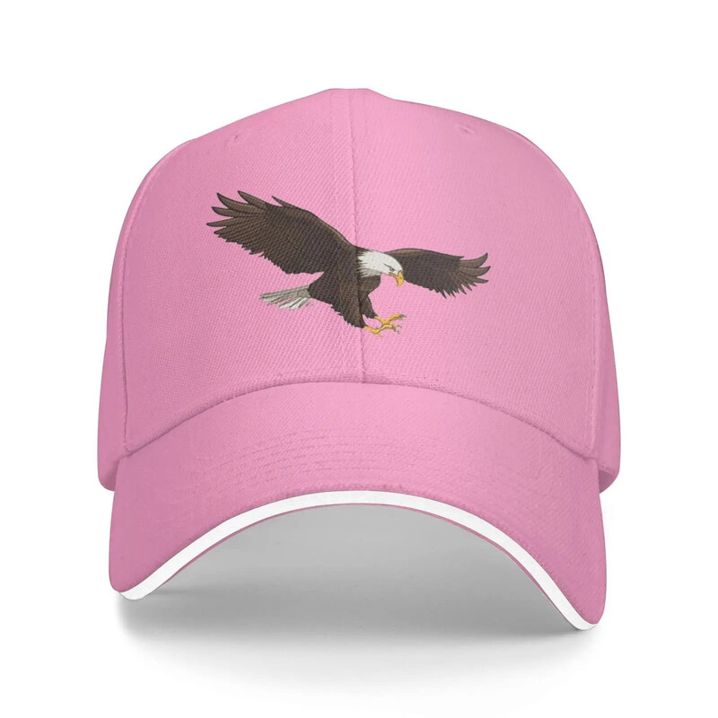 Eagle Baseball Cap Šešir Kamiondžija Kape za sunčanje Sportske kape za trčanje za tinejdžere Muškarci Žene Unisex Dnevni Sport Ružičasta