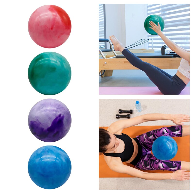 Pilates Ball Yoga Ball Fitneso įranga Patvari moterų vyrų Mini Barre Ball