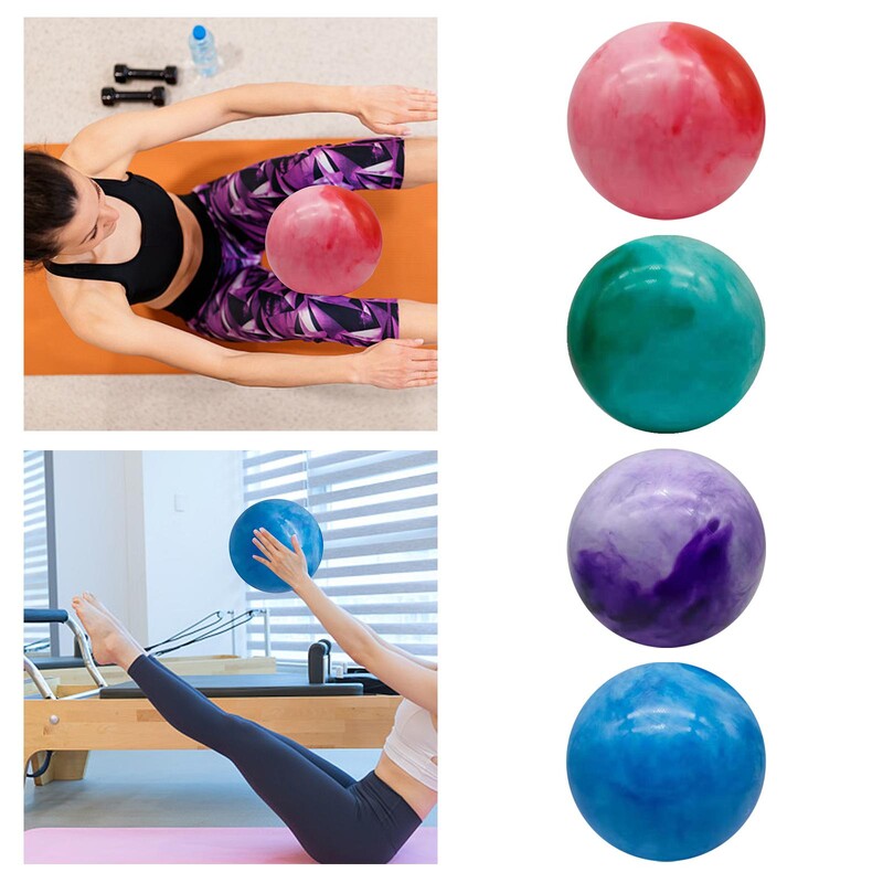 Pilates Ball Yoga Ball Fitneso įranga Patvari moterų vyrų Mini Barre Ball