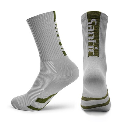 Santic Biciklističke čarape Sport za jahanje na otvorenom MTB Bicikl visoke bombe Prozračne brzosušeće čarape za slobodno vrijeme Muškarci Žene Biciklistička oprema