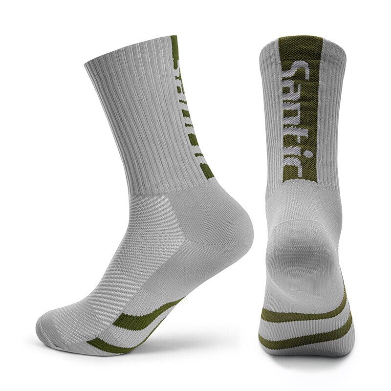 Santic Biciklističke čarape Sport za jahanje na otvorenom MTB Bicikl visoke bombe Prozračne brzosušeće čarape za slobodno vrijeme Muškarci Žene Biciklistička oprema