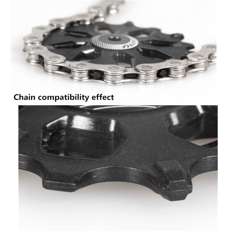 FOVNO 12T 14T 16T galinio pavarų perjungiklio skriemulio komplektas, plataus ir siauro danties kreipiamojo rato atrama 7–12 greičių Shimano Sram MTB plento dviračiui