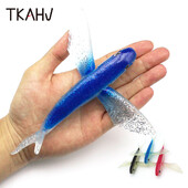 TKAHV 1 KOM Big Fish Wing Flying Soft Lure Tuna Bait Plutajući ili tonući brod Trolling Morska voda Bionic Umjetni pribor za ribolov