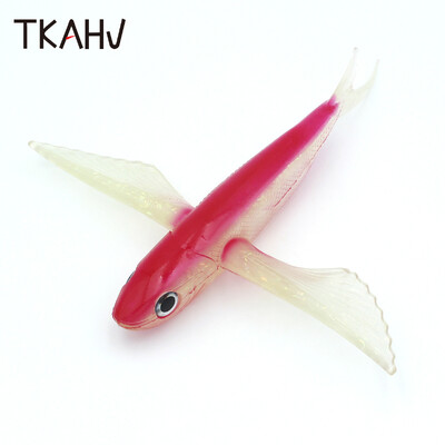 TKAHV 1 KOM Big Fish Wing Flying Soft Lure Tuna Bait Plutajući ili tonući brod Trolling Morska voda Bionic Umjetni pribor za ribolov