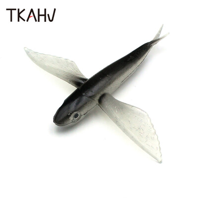 TKAHV 1 KOM Big Fish Wing Flying Soft Lure Tuna Bait Plutajući ili tonući brod Trolling Morska voda Bionic Umjetni pribor za ribolov
