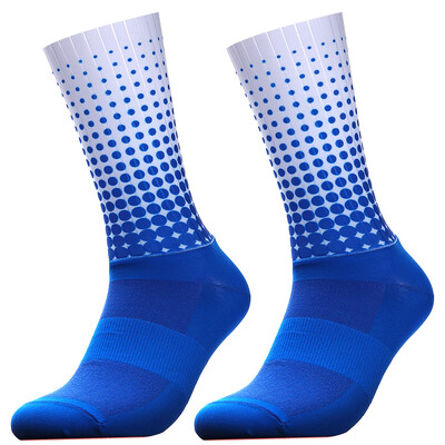 Stilius Naujos Polka Dot Vasaros Sportinės Dviračių Kojinės Neslystančios Silicone Pro Lauko Kojinės Lenktyniniam Dviračiui Calcetines Ciclismo