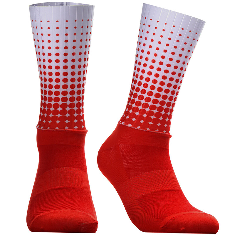 Stilius Naujos Polka Dot Vasaros Sportinės Dviračių Kojinės Neslystančios Silicone Pro Lauko Kojinės Lenktyniniam Dviračiui Calcetines Ciclismo