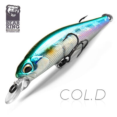BEARKING 63mm 5g Hot SP mamci za ribolov, profesionalne UV boje, ručica za minnow, magnetni sustav težine, model vobler mamac s radilicom