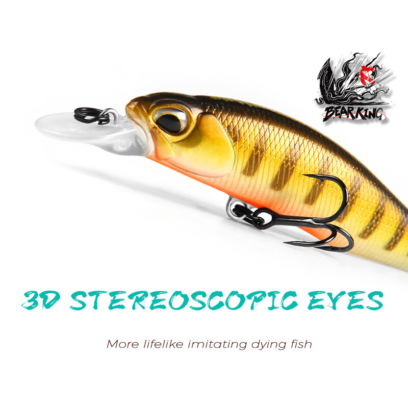 BEARKING 63mm 5g Hot SP mamci za ribolov, profesionalne UV boje, ručica za minnow, magnetni sustav težine, model vobler mamac s radilicom