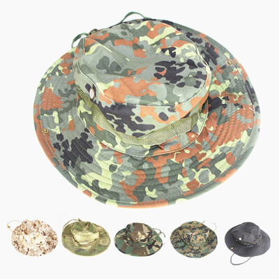 Unisex Καπέλα με κάδο κυνηγιού καμουφλάζ Καπέλο Bob Camo Bonnie Καπέλο για υπαίθριο ταξίδι ορειβασίας πεζοπορία Καπέλο ψαρέματος
