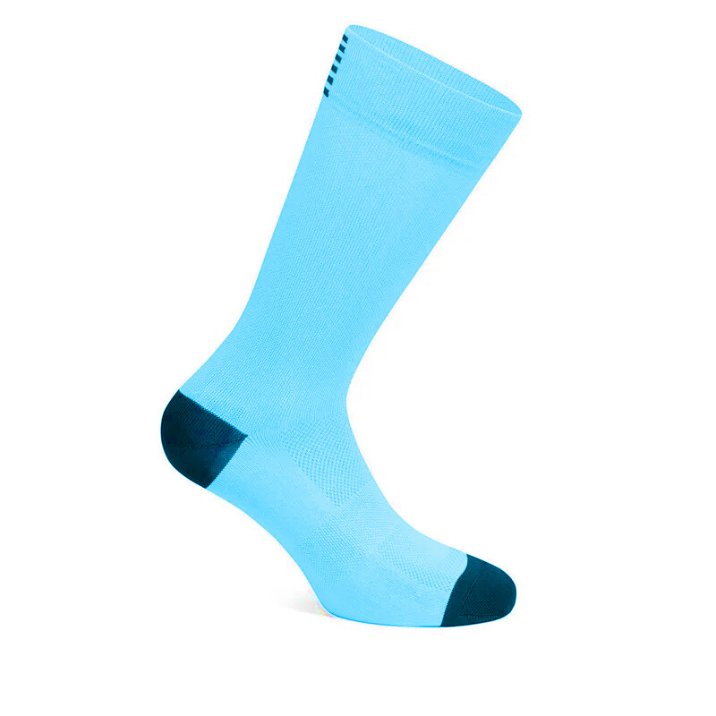 Kvalitné čistofarebné ponožky na cyklistiku a beh, priedušné športové ponožky absorbujúce pot pre mužov a ženy