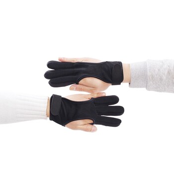 Αθλητικά αξεσουάρ εξωτερικού χώρου Shooting Hand Guard Protector 3 Fingers Protective Gloves Archery Finger Guard Recurve Bow