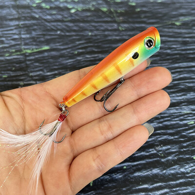 65mm 7g Površinski Popper Mamci za Ribolov Dugo bacanje Umjetni mamac Topwater Pencil Swimbait Vobleri za opremu za štuku