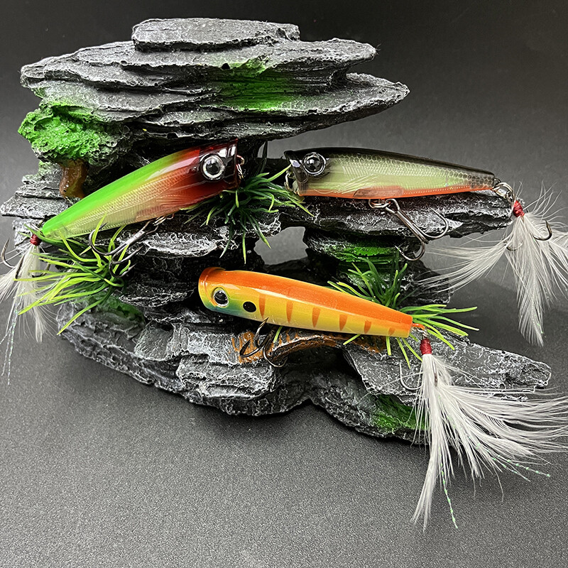 65mm 7g Površinski Popper Mamci za Ribolov Dugo bacanje Umjetni mamac Topwater Pencil Swimbait Vobleri za opremu za štuku