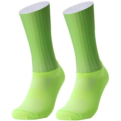 Protuklizne silikonske bešavne aero čarape Nove ljetne prozračne biciklističke čarape Muškarci Žene Cestovni bicikl Calcetines Ciclismo