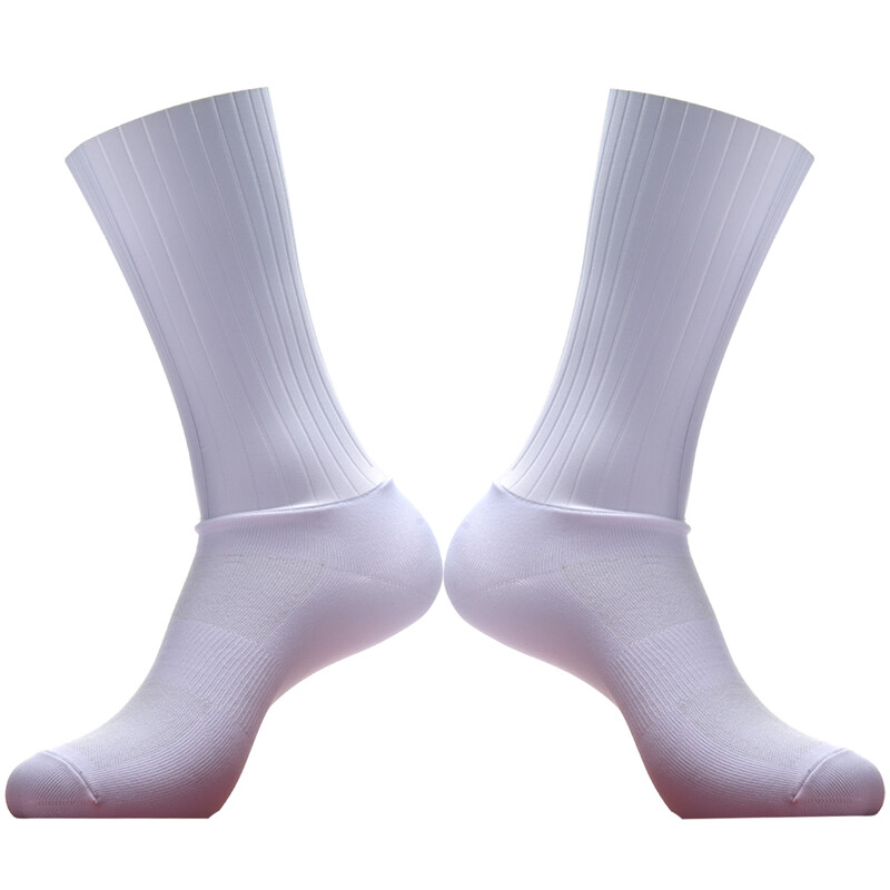 Protuklizne silikonske bešavne aero čarape Nove ljetne prozračne biciklističke čarape Muškarci Žene Cestovni bicikl Calcetines Ciclismo