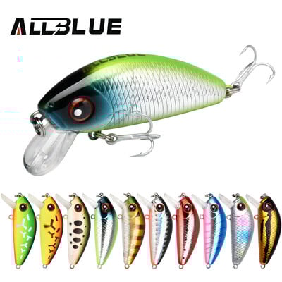 ALLBLUE New Legend Minnow 44mm Sinking Floating Mini Wobbler Fishing Lure Artificial Hard Bait Trout Crankbait Fishing Tacking