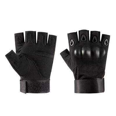 Тактически ръкавици Половин пръст Пейнтбол Airsoft Shot Combat Anti-Skid Men Bicycle Full Finger Gloves Защитна екипировка