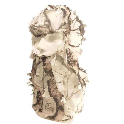 3D Bionic Leaf Balaclava medību cepure elpojoša Ghillie uzvalka cepures Jungle Camo sejas maska peintbola Airsoft peintbola makšķerēšanas cepure