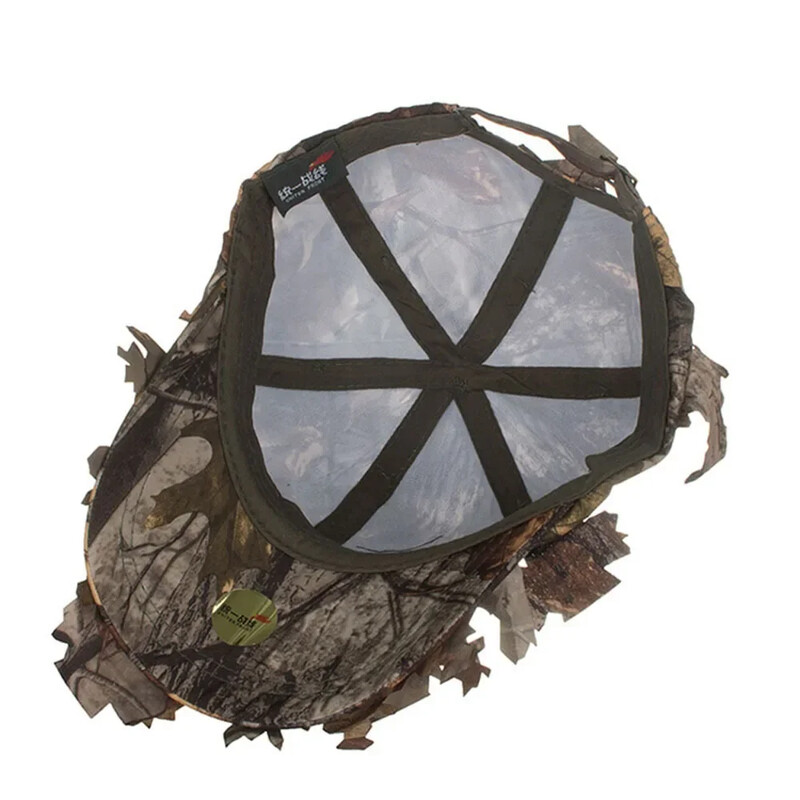 Lovačka kapa 3D Leaves Snapback Šešir za sunce Ribolov Planinarenje Kampiranje Ljeto Gorras muška bejzbolska kapa za sportove na otvorenom Paintball Airsoft