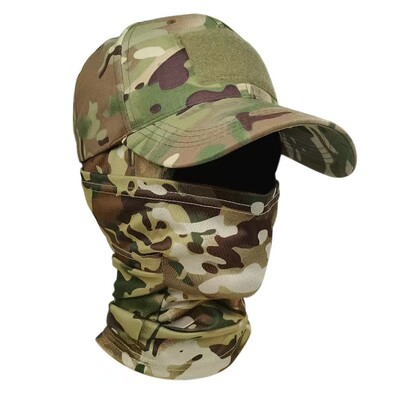 Mască de camuflaj Pălărie Şapcă de baseball Beroi Skullies Şapcă tricotată Hip Hop unisex Şapcă elastică în aer liber Şapcă de baseball