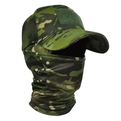 Mască de camuflaj Pălărie Şapcă de baseball Beroi Skullies Şapcă tricotată Hip Hop unisex Şapcă elastică în aer liber Şapcă de baseball