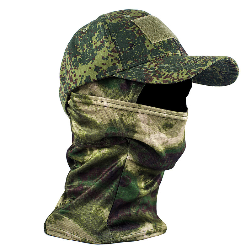 Mască de camuflaj Pălărie Şapcă de baseball Beroi Skullies Şapcă tricotată Hip Hop unisex Şapcă elastică în aer liber Şapcă de baseball