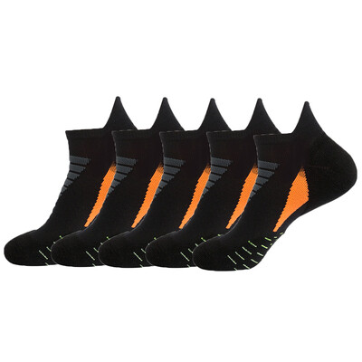 5 pari muških Coolmax sportskih čarapa za jahanje biciklističkih košarkaških čarapa za trčanje ljetnih planinarskih teniskih skijaških muških ženskih biciklističkih čarapa za bicikl