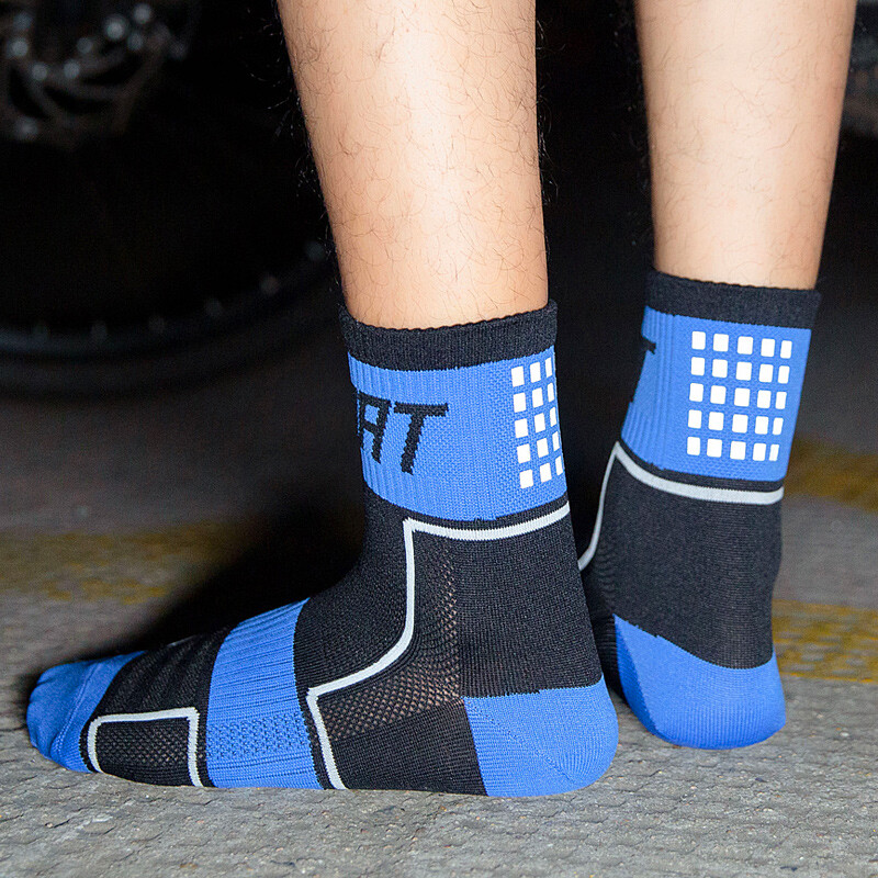 Ženske reflektirajuće čarape za trčanje Čarape za noćni biciklizam Muške prozračne neklizajuće sportske čarape za vanjsku košarku, nogomet, bicikl