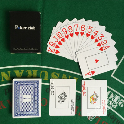 2 vnt / rinkinys Baccarat Texas Hold'em plastikinis vandeniui atsparus šveitimas Žaidimų kortos Pokerio klubo kortos Stalo žaidimai 2,48*3,46 colio Yernea