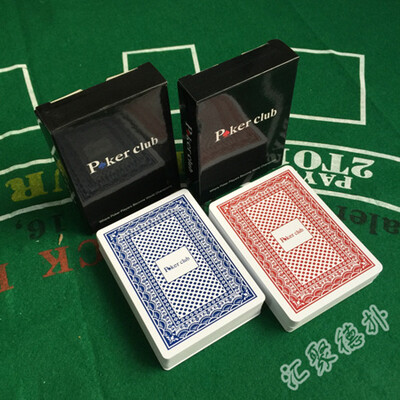 2 vnt / rinkinys Baccarat Texas Hold'em plastikinis vandeniui atsparus šveitimas Žaidimų kortos Pokerio klubo kortos Stalo žaidimai 2,48*3,46 colio Yernea