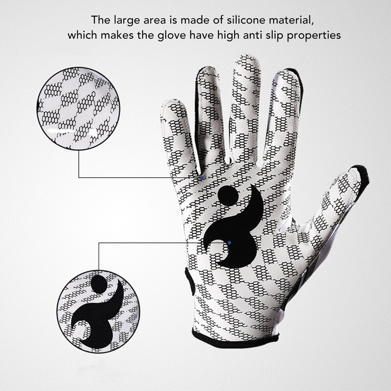 Neslystančios amerikietiškojo futbolo kilimėlio pirštinės Orui pralaidžios sportinės pirštinės beisbolui