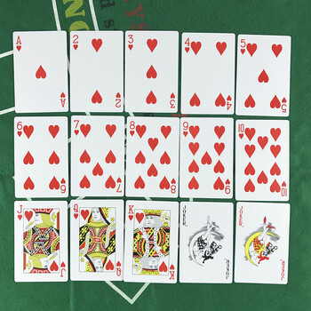 2 ΤΕΜ/Παρτίδα Baccarat Texas Hold\'em Plastic Playing Card ανθεκτικά στη φθορά Αδιάβροχη κάρτα πόκερ Board Bridge Poker Game Yernea