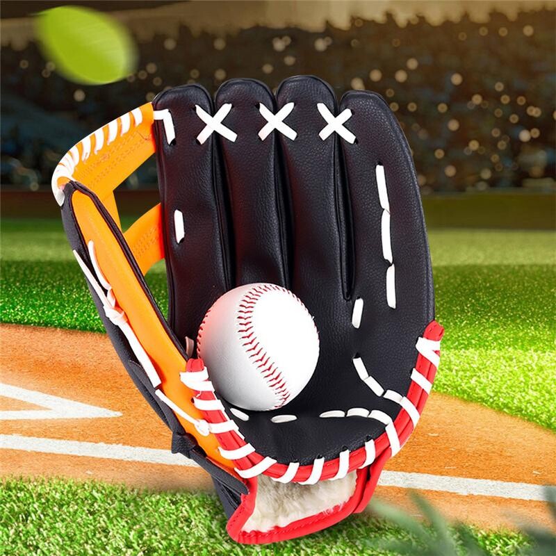 Vaikų sportinės beisbolo pirštinės lauko mušimo pirštinės Softbolo treniruočių įranga beisbolo kumštinės treniruotės varžybų pirštinių įranga
