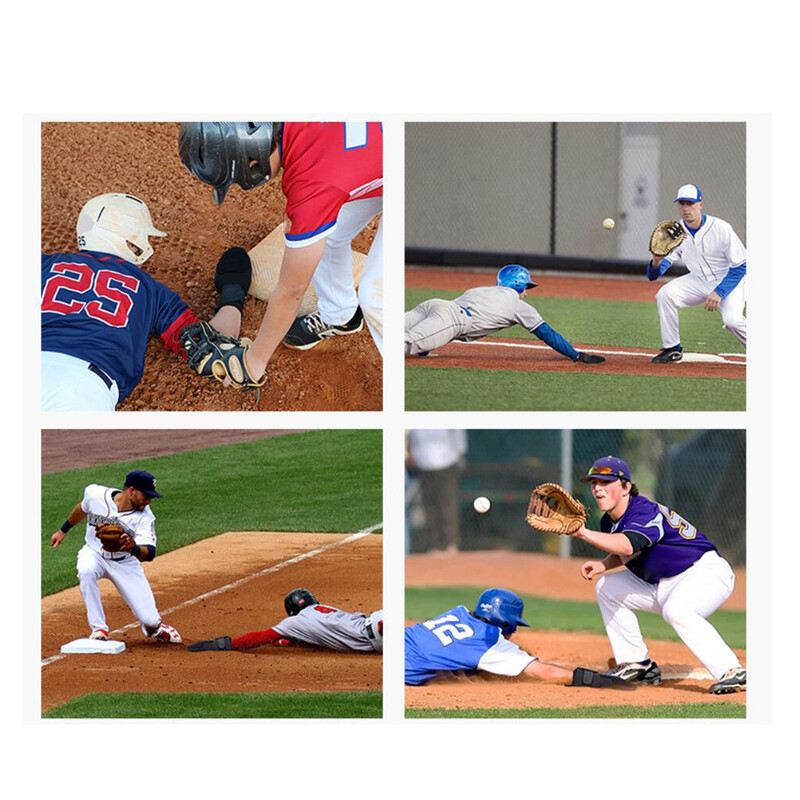 Beisbolo minkštojo kamuolio slydimo pirštinės suaugusiems paaugliams su elastine dirželio apsaugine pirštine, skirta treniruotėms, treniruotėms ir bėgimui